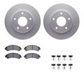 Dynamic Friction Co 4412-48011, Geospec Rotors with Ultimate Duty Performance Brake Pads includes Hardware Silver 4412-48011